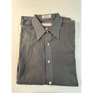 Geoffrey Beene Button Down Shirt Size 15 32/33 Wrinkle Free